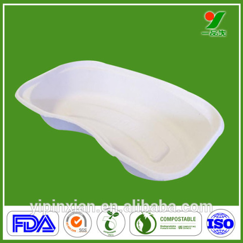 New Products Biodegradable Plates Bagasse Molded Pulp Packing Disposable Medication Kidney Dish