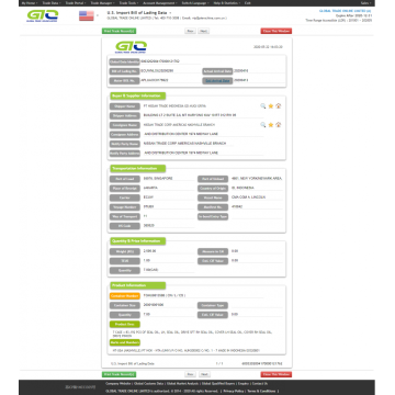 Oil seal USA import data sample