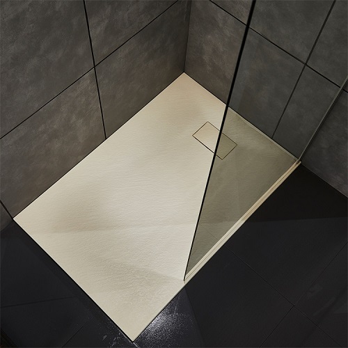 Decorative Shower Base 1600mm SMC Ivory color shower tray