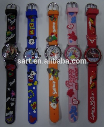 Colorful leather cartoon `new style watch