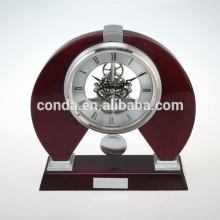 Hot selling wooden table clocks with pendulum