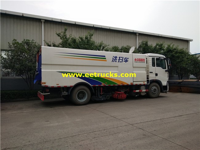 10 CBM Vacuum Road Sweeper Trucks