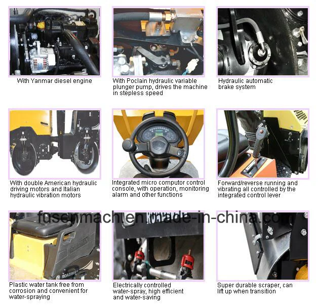 Vibratory Road Roller with Front Angle Blade (trencher option)