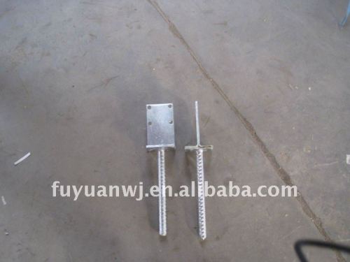 galvanized L-type pole anchor