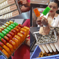 Fast cooling 10 mold popsicle maker