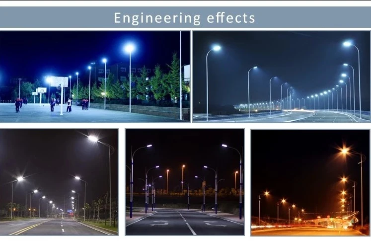 60W LED Street Lighting with 8m Painted Pole