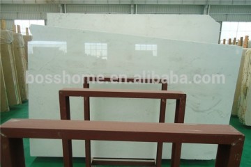 super thin white marble slab