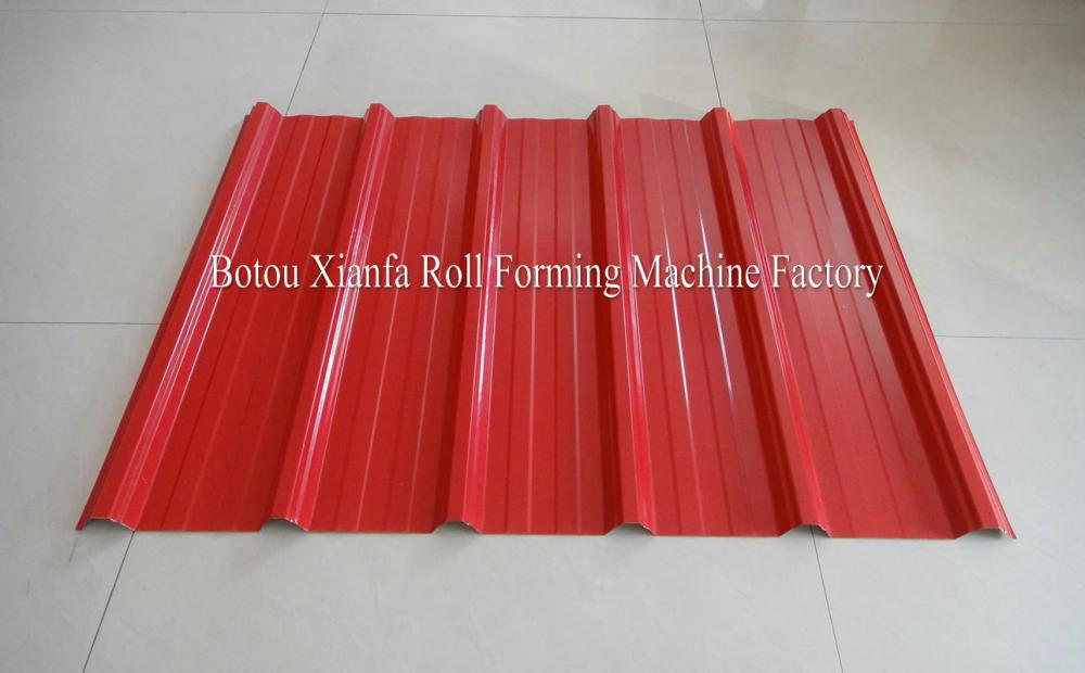 Lowest cost Trapezoidal Sheet Aluminum Roofing Roll Forming Machine