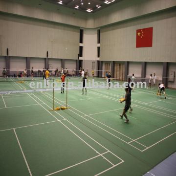 PVC rollt für Badminton