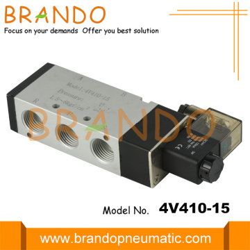 4v410-15 enkele solenoïde pneumatische solenoïde klep 5/2 manier