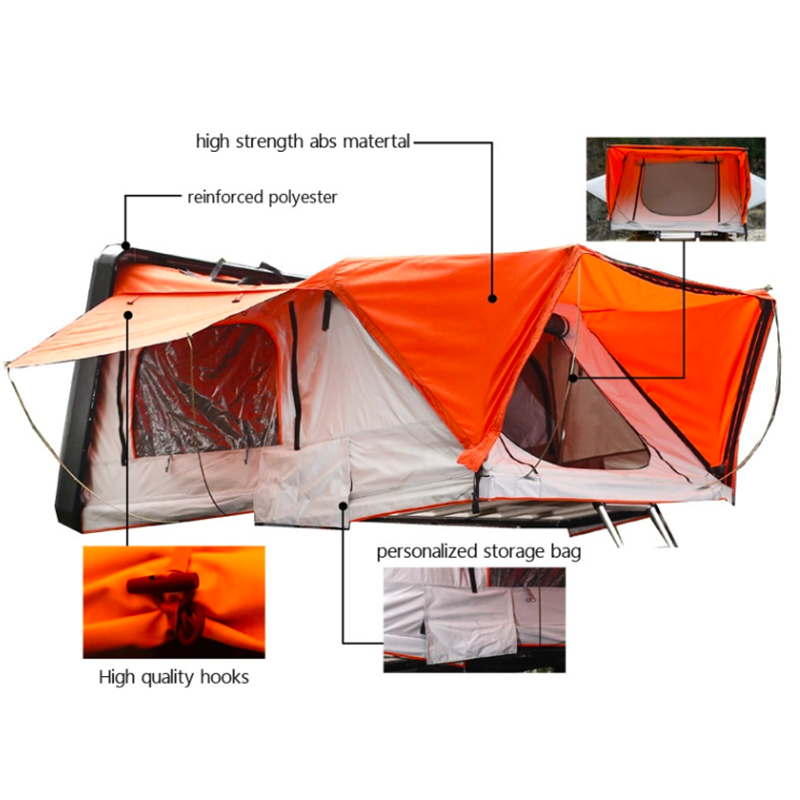 NPOT Colorful hard shell roof top tents for new zealand market outdoor car roof mounted tent tent for car