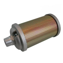 Pneumatic diaphragm pump dryer exhaust silencer