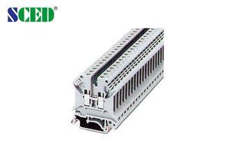 Terminal width 6.2mm Compact Din Rail Terminal Blocks AWG 3