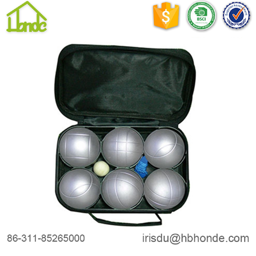 Petanque Boules Metal 6 Bocce Balls