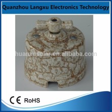 Rotary ceramic electrical switch socket