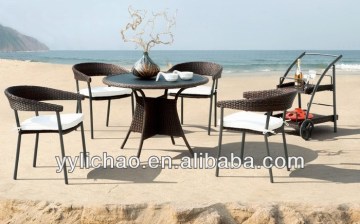 garden furniture aluminum wicker chair