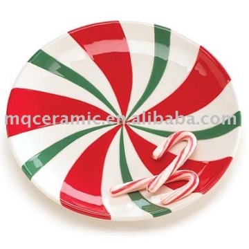 Porcelain cake plate