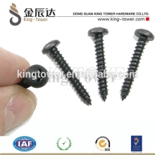 1.5mm *6.4mm long, black phillips pan head, self tapping, self tappers screws,