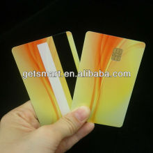 ISO7816 Contact IC card with magnetic strip