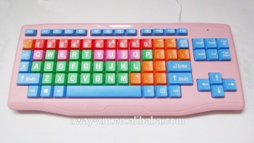 Colorful children keyboard,computer keyboard