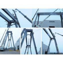 Balok tunggal semi gantry crane