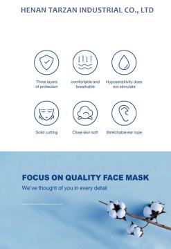 Disposable face mask 50pcs disposable mask medical