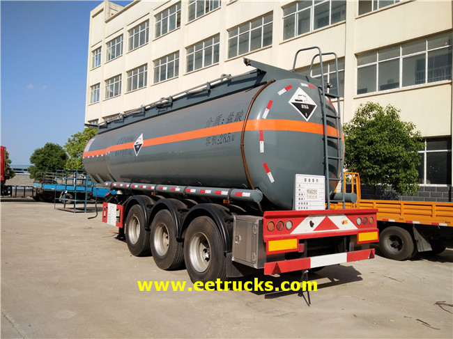 Hydrochloric Acid Trailer Tanker