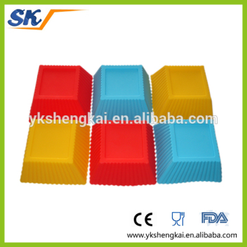 small shape silicone square baking cups