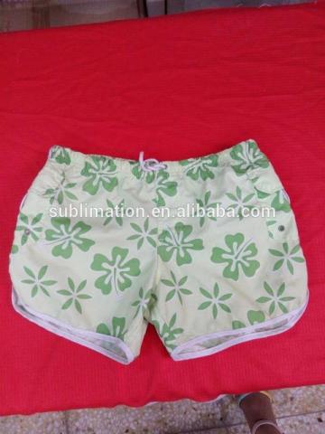 100% polyester ladies beach wear womens sexy beach shorts