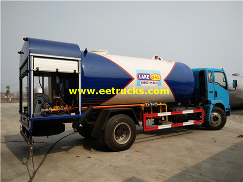 25cbm 10 wheeler lpg yana ba da motocin