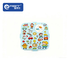 Cartoon square shaped lunch box