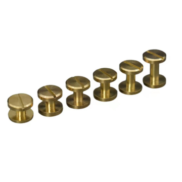 Wholesale Solid Brass Chicago Screws Flat Slotted Screw