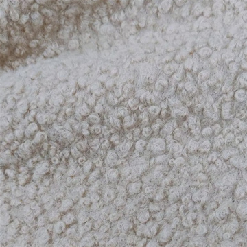 Textilgestrickte Poly Teddy Fleece Binded Coat Fabric