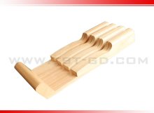 wooden knife block