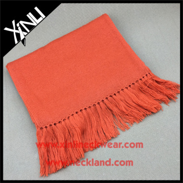 High Quality Classic Solid Color Knit Winter Wool Scarf Men's Fashions