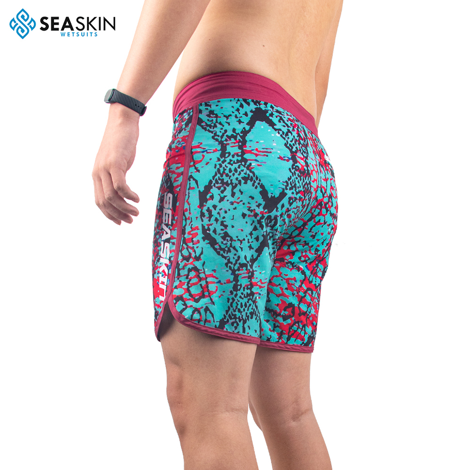 Seaskin Men Custom Logo Logo Swim Beach Shorts