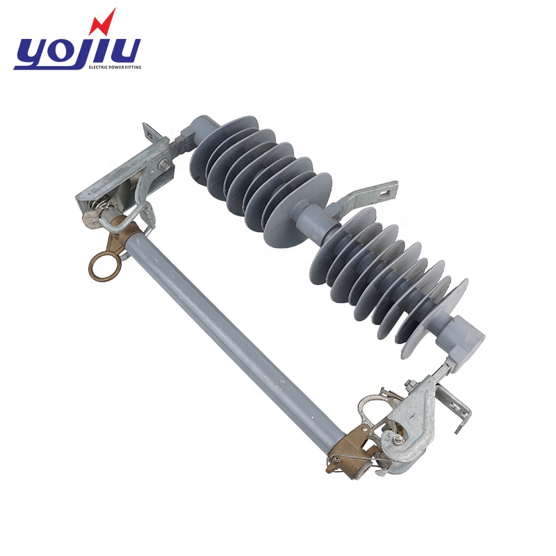 Thunder Arrester 11-33KV Distribution Line Protection Ceramic Drop cut out Electrical thermal Fuse Cutout Holder Link