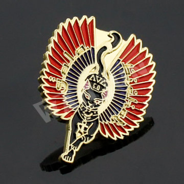 sedex 4p custom made metal imitation hard enamel security badges/custom made metal badges