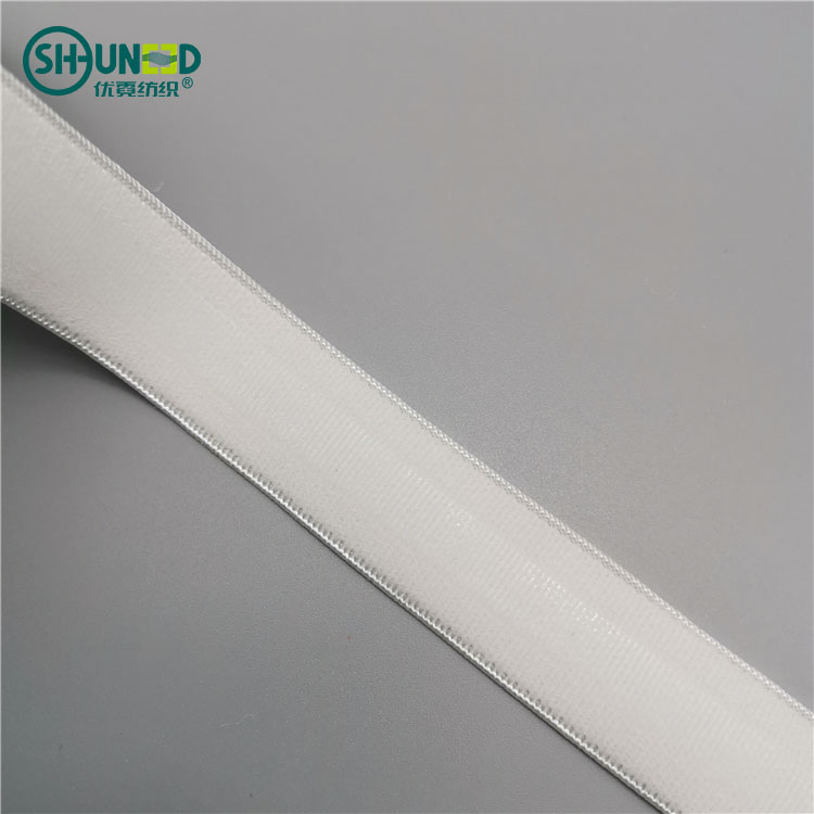 Bra custom width nylon silicone elastic tape