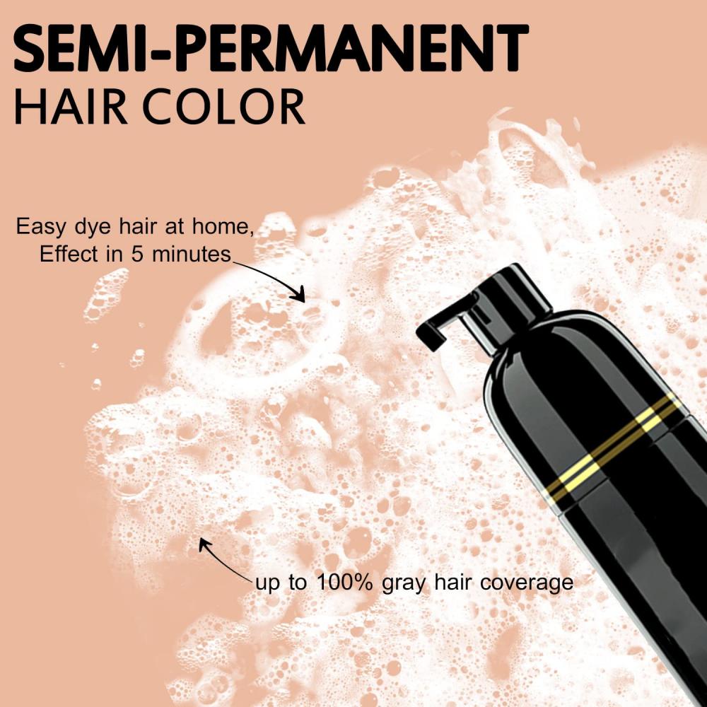 Black Hair Dye Shampoo 5