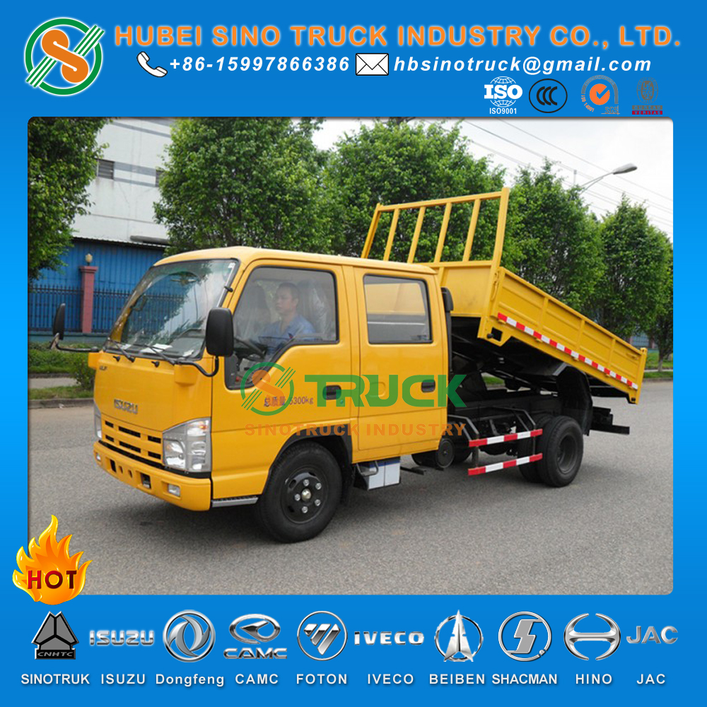 ISUZU 2-3T Dump Truck Double Row Cabin