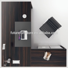 2016 Phillipines Market Ebony Dark Brown Executive Desk with Return (Hot)