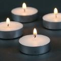 tealight al profumo di cera di soia con design a colori