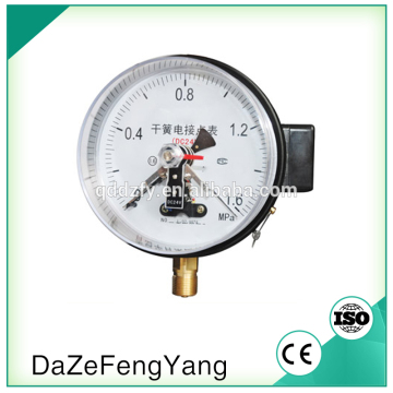 2.5" electric contact manometer for natural gas