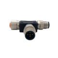 Conector m12 t hembra a masculina 4 polos