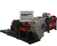 Twin screw extruder pelletizing system