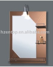 Double layer glass mirror,80x60cm Bedroom Mirror & Bathroom Mirror with shelves (EM-009)
