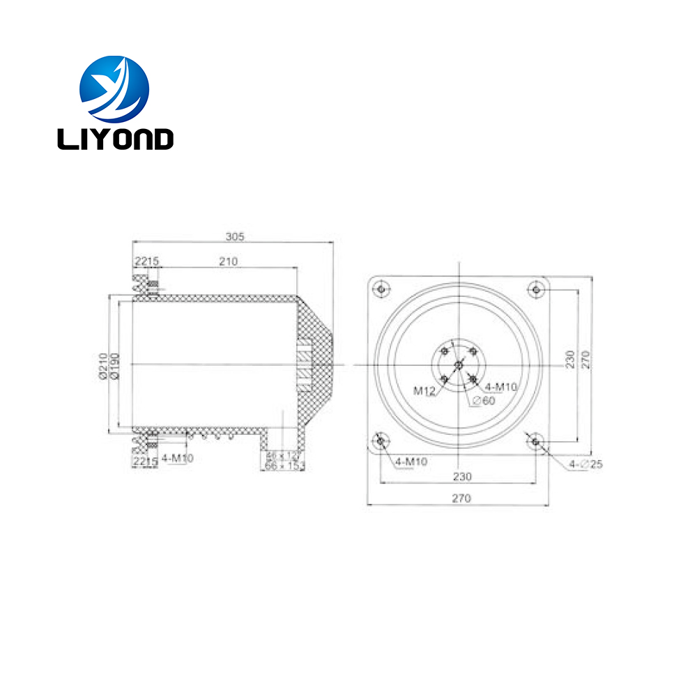 3150A-4000A 12KV Epoxy Resin insulated contact box for Indoor KYN28 switchgear