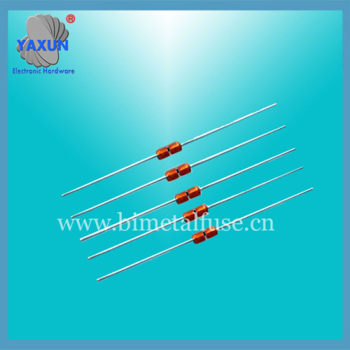 Glass sealed thermistor