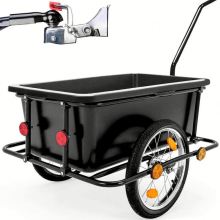 Factory Bicycle Cargo Trailer: Bike Cargo Storage Cart and Luggage Trailer